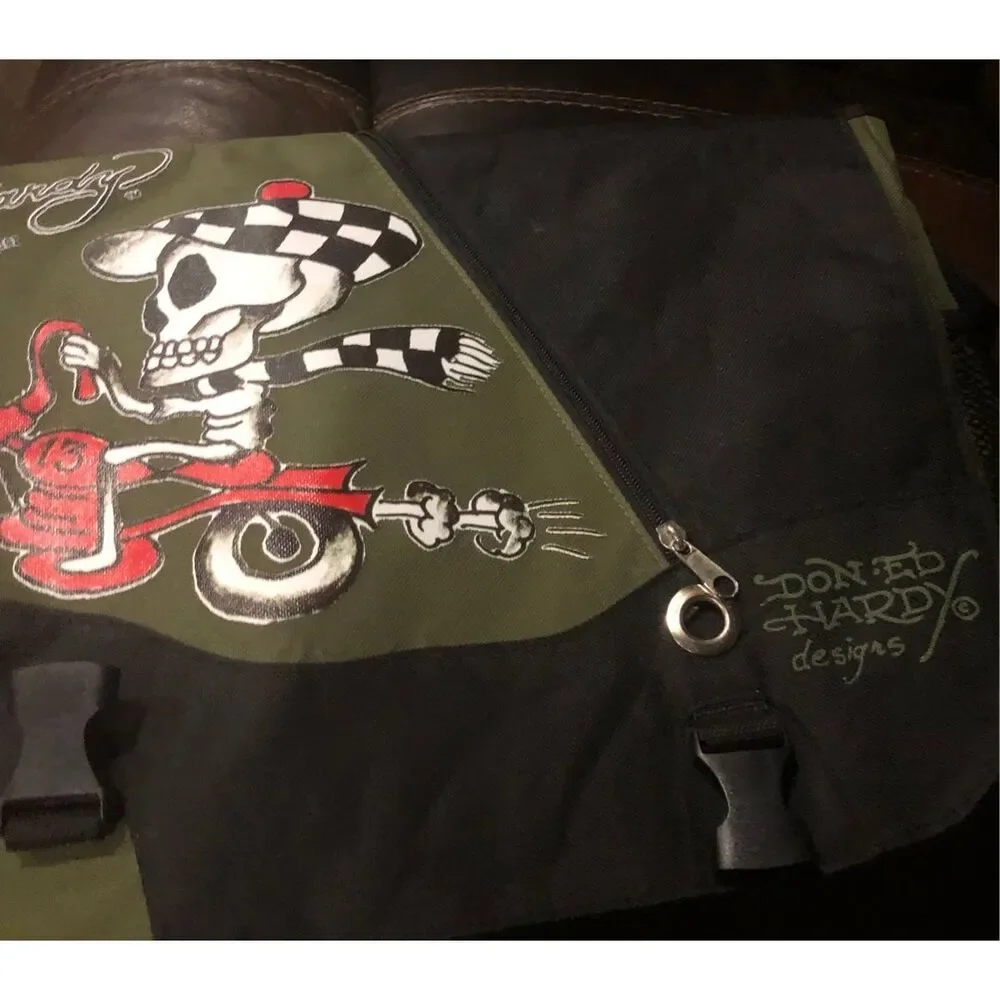 Ed Hardy original “Speedy Skeleton
